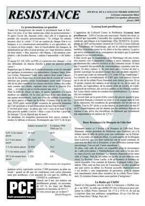 Résistance n° 9 - février 2009