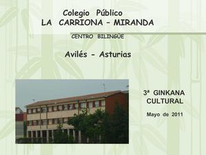 Presentación CP La Carriona-Miranda