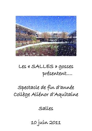 Programme fête du collège