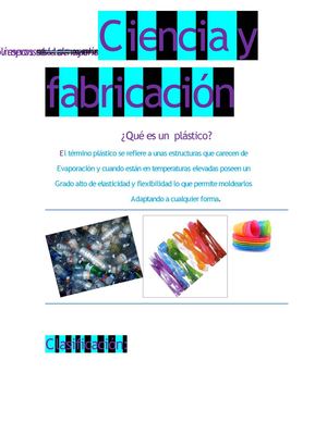 periodico tema plasticos