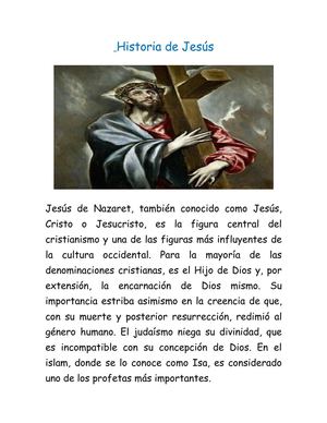 historia de jesus