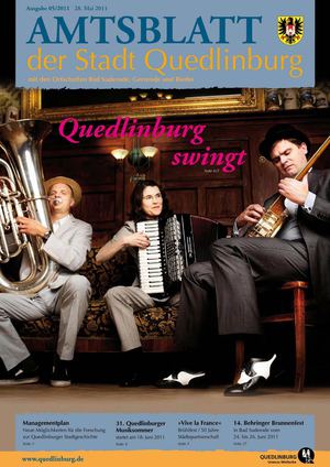 Amtsblatt 05/2011 der Stadt Quedlinburg mit den Ortschaften Bad Suderode, Gernrode und Rieder