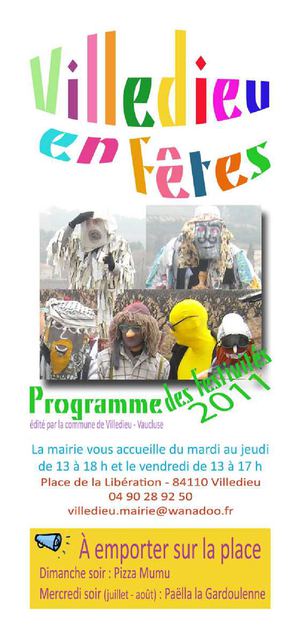 Les festivités de Villedieu en 2011