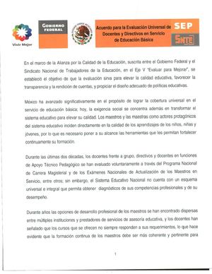Examen Universal a docentes