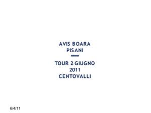Tour 2 giugno 2011 Centovalli