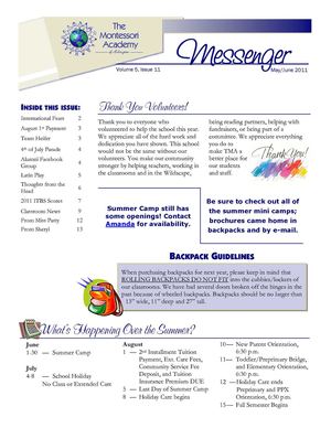 May/June 2011 Messenger