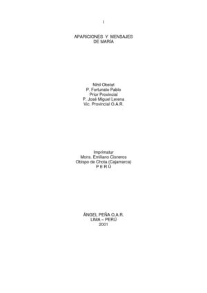 Apariciones y Mensajes de Maria