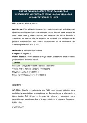Memoria Descriptiva 
