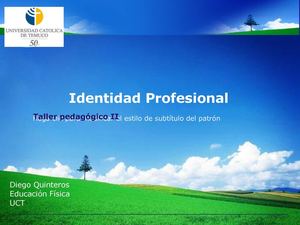 La identidad profesional, eje fundamental para ser un buen pedagogo