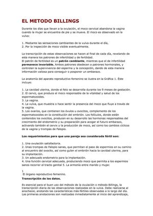 METODO BILLINGS