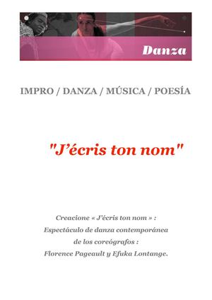 dossier "j'ecris ton nom"