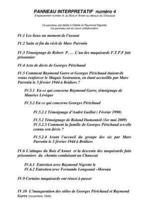 Les Voies de la Résistance-panneau 4