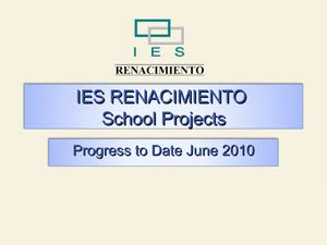 Progress to Date June 2010