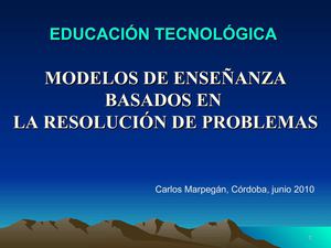 Taller de capacitación en Educación Tecnológica - Carlos Marpegán