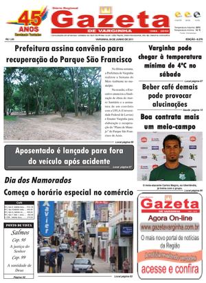 Jornal Gazeta de varginha 08-06-2011