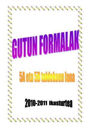 Gutun formalak