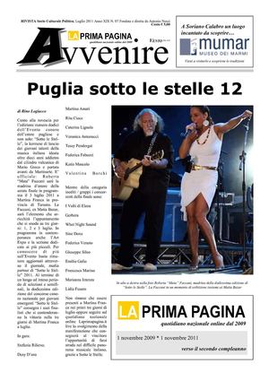 Laprimapagina.it Rivista Luglio 2011
