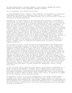 LA POLCA CHASIA DE NIRGUA, MUNICIPIO NIRGUA DEL ESTADO YARACUY EN VENEZUELA