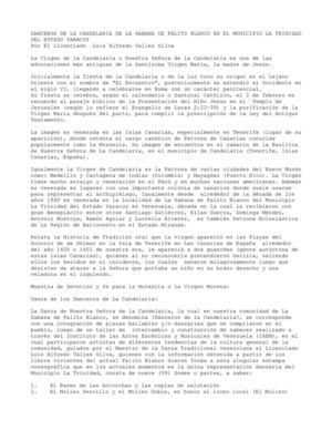 DANCEROS DE LA CANDELARIA DE LA SABANA DE PALITO BLANCO EN EL MUNICIPIO LA TRINIDAD DEL ESTADO YARACUY EN VENEZUELA