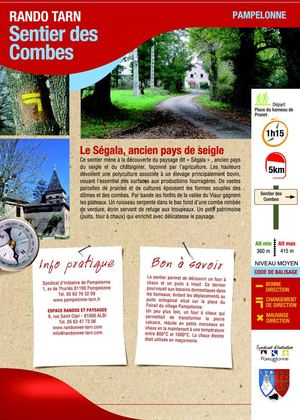 Fiche Randonnée - Sentier des Combes