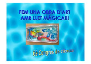 FEM UNA OBRA D'ART AMB LA LLET MÀGICA