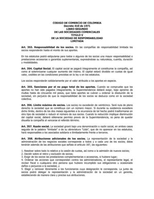 Normas Sociedad de Responsabilidad Limitada