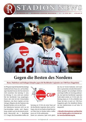 Stadionnews Nr. 05/2011 - Buchbinder Cup