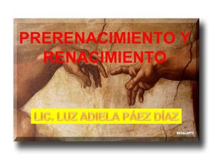 LITERATURA DEL PRERENACIMIENTO Y RENACIMIENTO