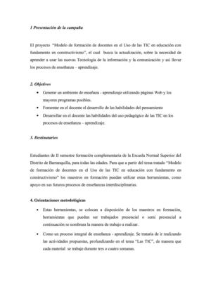 Modelo de formacion de docente