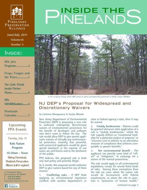 Inside the Pinelands - June/July 2011