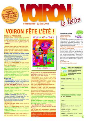 Lettre de Voiron n° 546 du 22 juin 2011 (1,42 Mo)