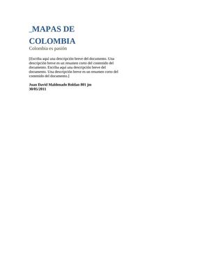 mapas de colombia