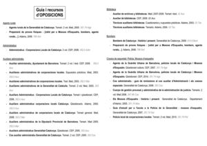 Guia d'oposicions