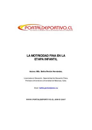 motricidad fina