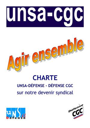 Charte CGC UNSA DEFENSE 23-03-2011