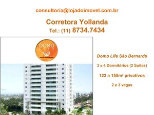 Domo Life SBC apartamentos de 3 e 4 dormitorios em São Bernardo Ligue 8734.7434