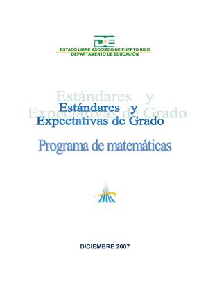 ESTANDARES Y EXPECTATIVAS DE GRADO DE CALIDAD  MUNDIAL mayo 