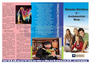 Triptico de Diseño Grafico - Ucci
