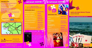 Programme d'animation Juillet Août 2011