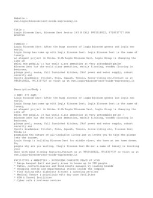 Logix Blossom Zest, Blossom Zest Sector 143 @ CALL 9953518822, 9718337727 FOR BOOKING 