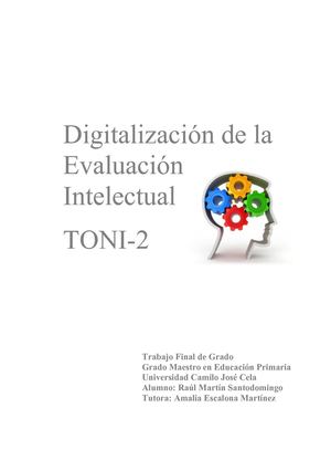 Digitalización de la Evaluación Intelectual
