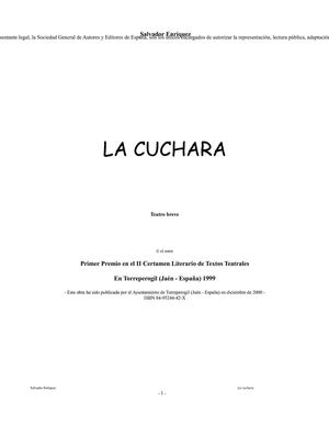 LA CUCHARA - TEATRO -