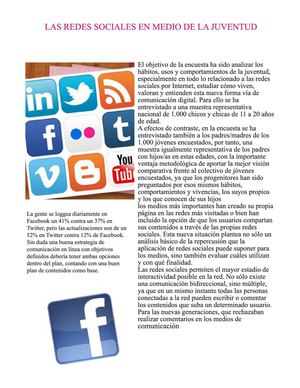 PERIODICO JUVENTUD Y REDES SOCIALES 