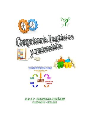 Competencias lingüística y matemática