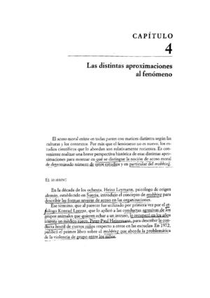 El acoso moral en el trabajo. Capítulo 4º Marie France Hirigoyen.