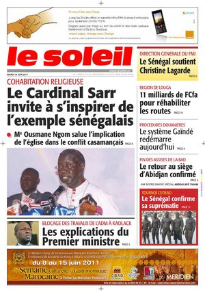 Edition du 14 Juin 2011
