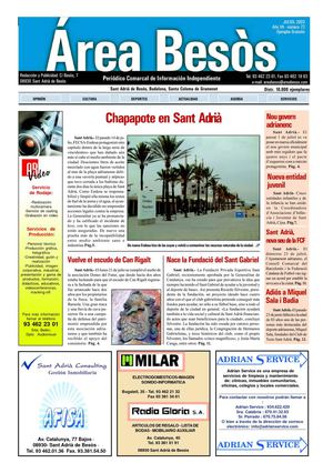 Àrea Besòs 72 Juliol 2003