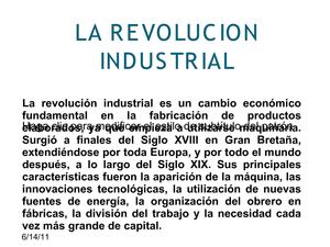 Revolución Industrial 