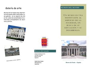 Folleto Museos del Mundo