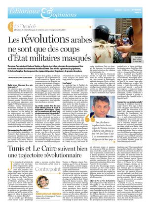 Les révolutions arabes ne sont que des coups d’État militaires masqués